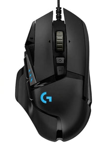 Mouse LOGITECH G502 HERO Óptico, Alámbrico, 16000 DPI, Negro