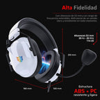 Headset Gamer Balam Rush HA757, Blanco