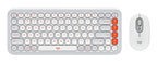 Kit Teclado y Mouse LOGITECH POP, Gris