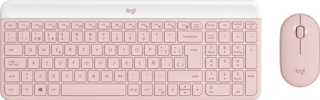 Kit Teclado y Mouse LOGITECH 920-011312, Rosa