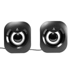 Bocinas ACTECK AS215, 3.5 mm, Negro