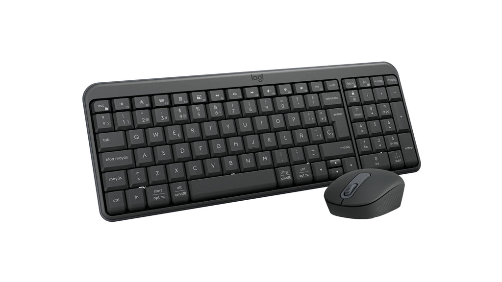 Kit Teclado y Mouse LOGITECH MK250 LED, Blanco