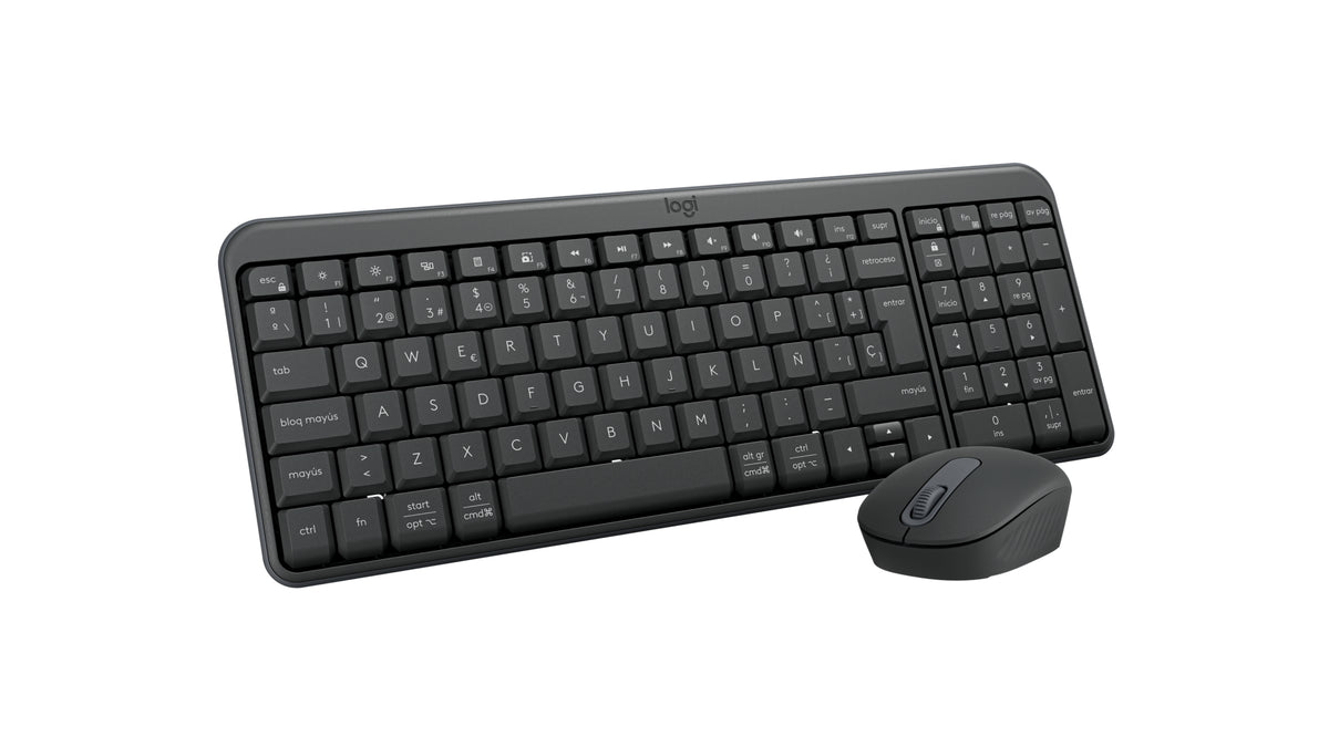 Kit Teclado y Mouse LOGITECH MK250 LED, Blanco