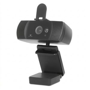 Webcam MANHATTAN 462556 VA, 1920 x 1080 Full HD, USB-C, Negro