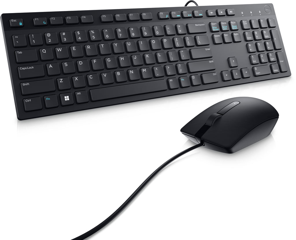 Kit Teclado y Mouse DELL 580-AKKW, 442 x 127, Negro