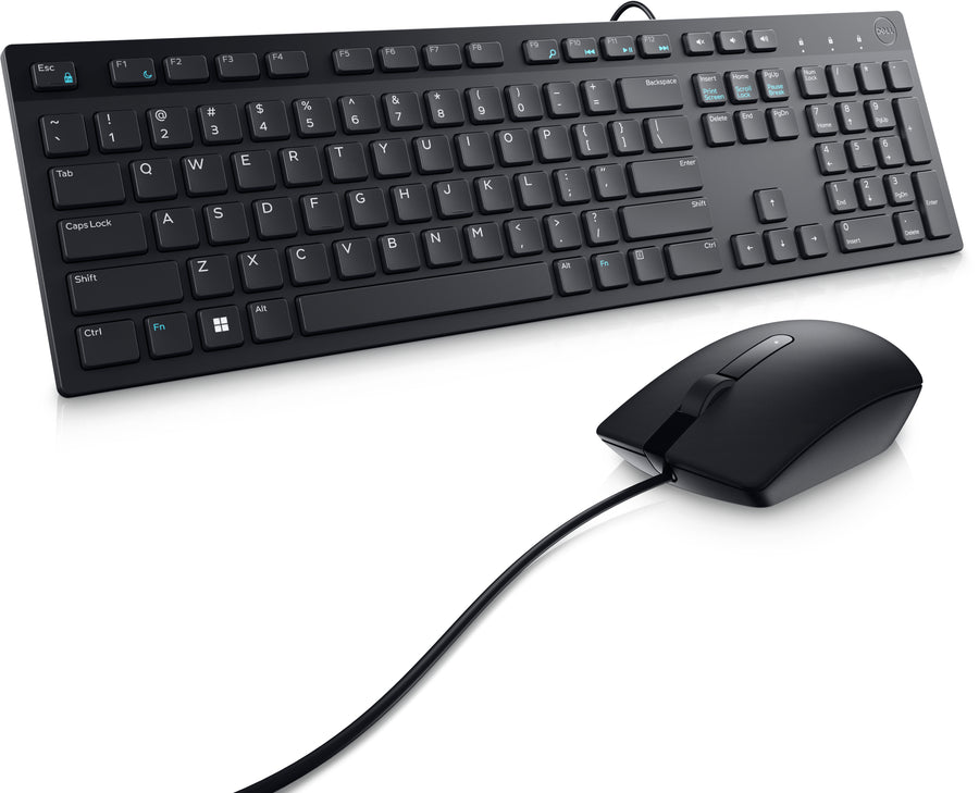 Kit Teclado y Mouse DELL 580-AKKW, 442 x 127, Negro