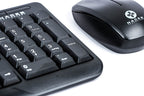 Kit Teclado y Mouse Naceb Technology, Negro