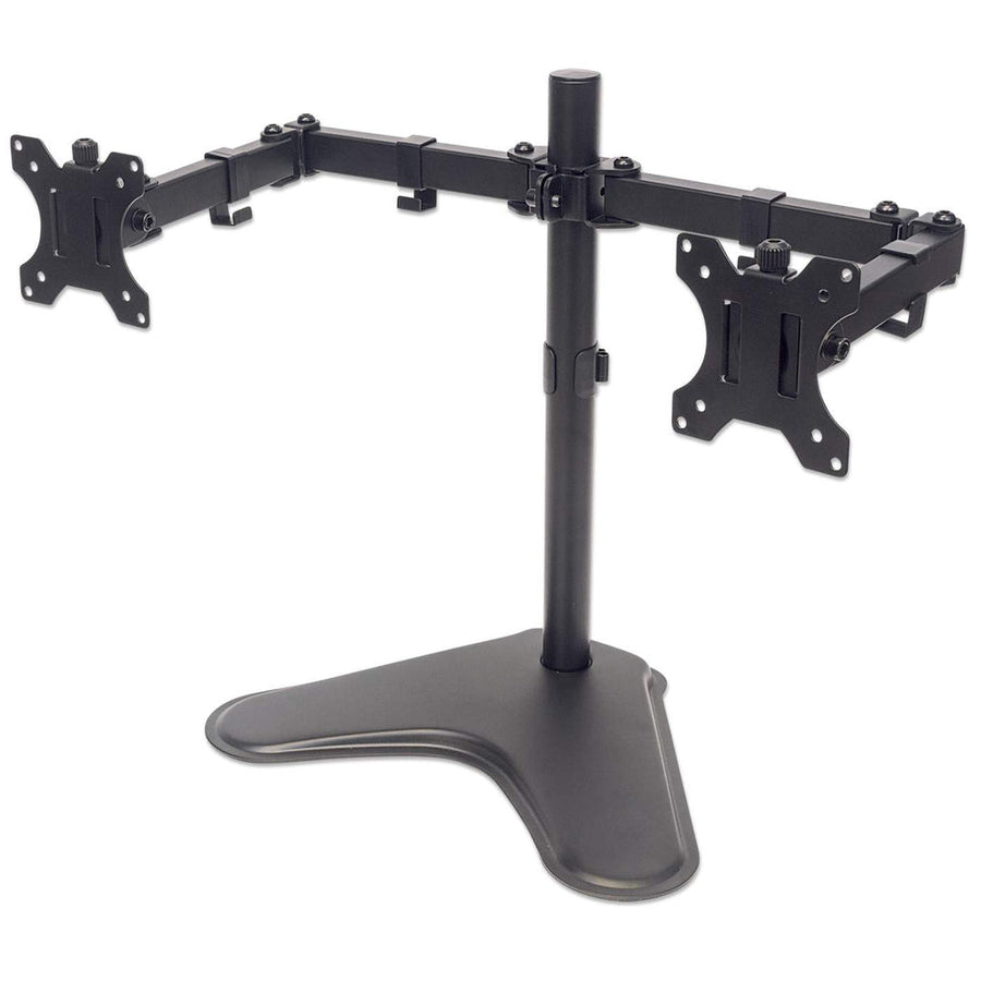 Soporte para Monitor MANHATTAN Movimiento con brazos de doble articulación 13", 100 x 100, Negro