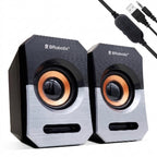 Bocinas BROBOTIX 963913, USB/3.5 mm, Negro