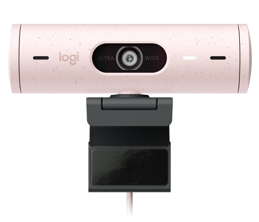 Webcam LOGITECH BRIO 500 LED, Full HD (1920 x 1080), USB-C, Rosa