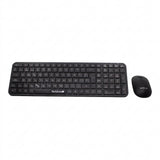 Kit Teclado y Mouse TECHZONE TZCOMBINA05 Inalámbrico, USB, Negro