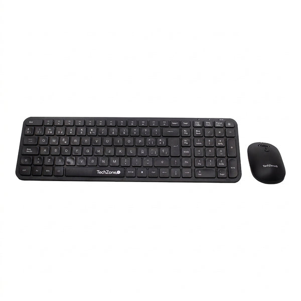PC Gamer Kit Teclado y Mouse TECHZONE TZCOMBINA05 Inalámbrico, USB, Negro - México