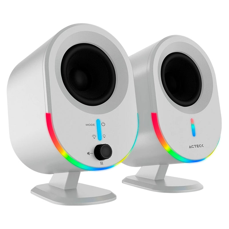 Bocinas ACTECK BS630 Bluetooth, Blanco