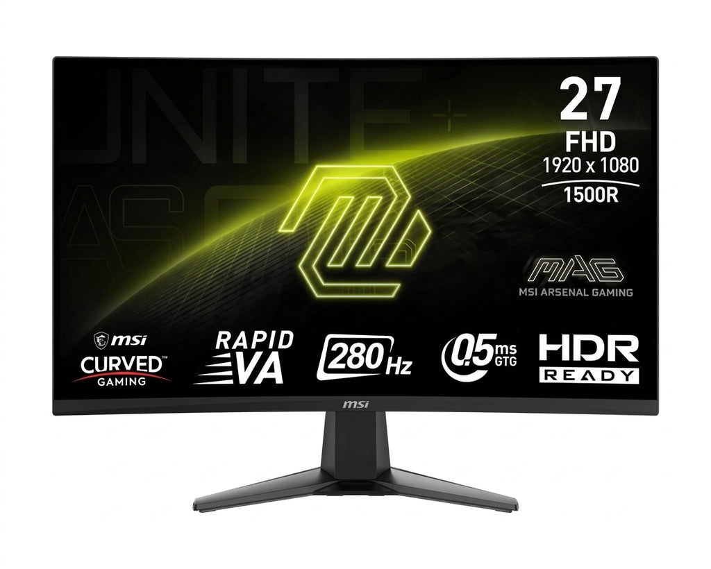 Monitor Gamer MSI MAG 276CXF LED VA Curvo 27", 1920x1080 Full HD, G-Sync/FreeSync, 280Hz, HDMI/DisplayPort, Negro
