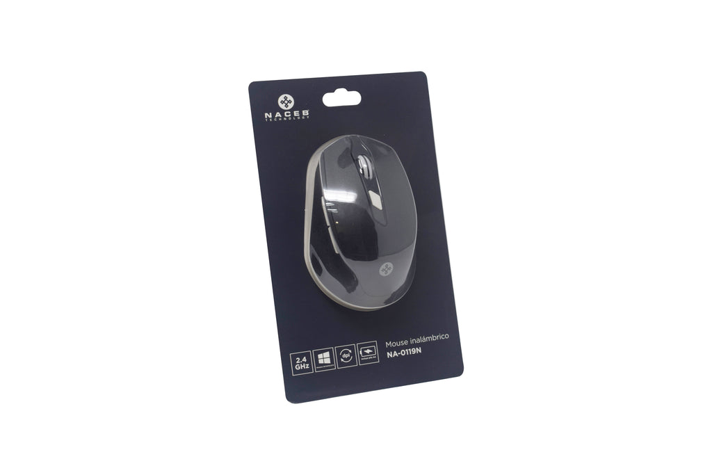 Mouse Naceb Technology NA-0119N, Negro
