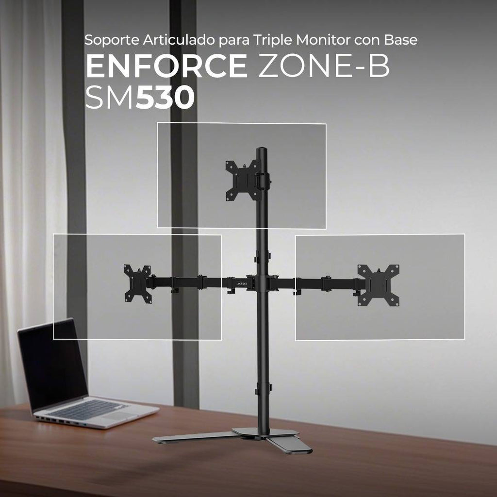 Soporte para Monitor ACTECK ENFORCE ZONE-B SM530 32", Negro