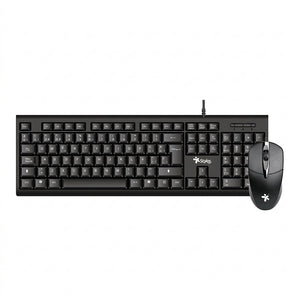 Kit Teclado y Mouse Stylos STPKTM4B, Negro
