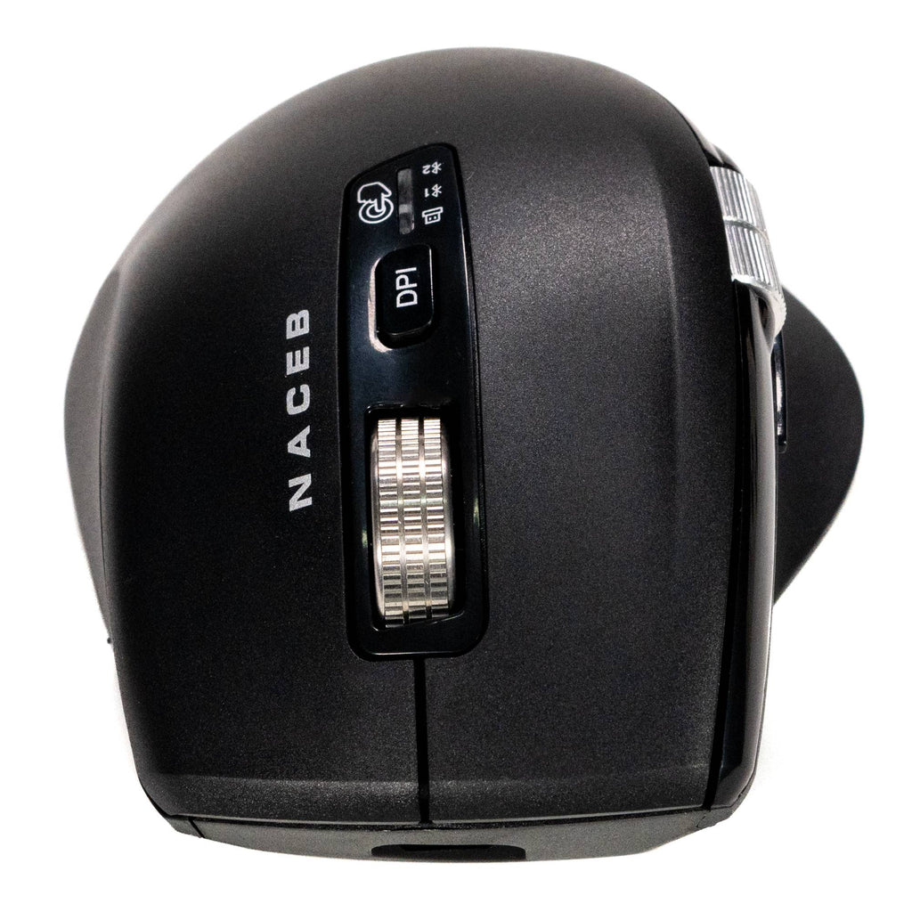 Mouse Naceb Technology NA-0133 Inalambrico, Negro
