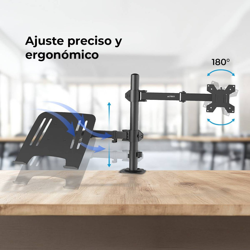Soporte para Monitor ACTECK ENFORCE ZONE SM525, Negro