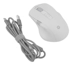 Mouse Inalámbrico GETTTECH GGM-RGBTR-01-WH, Blanco