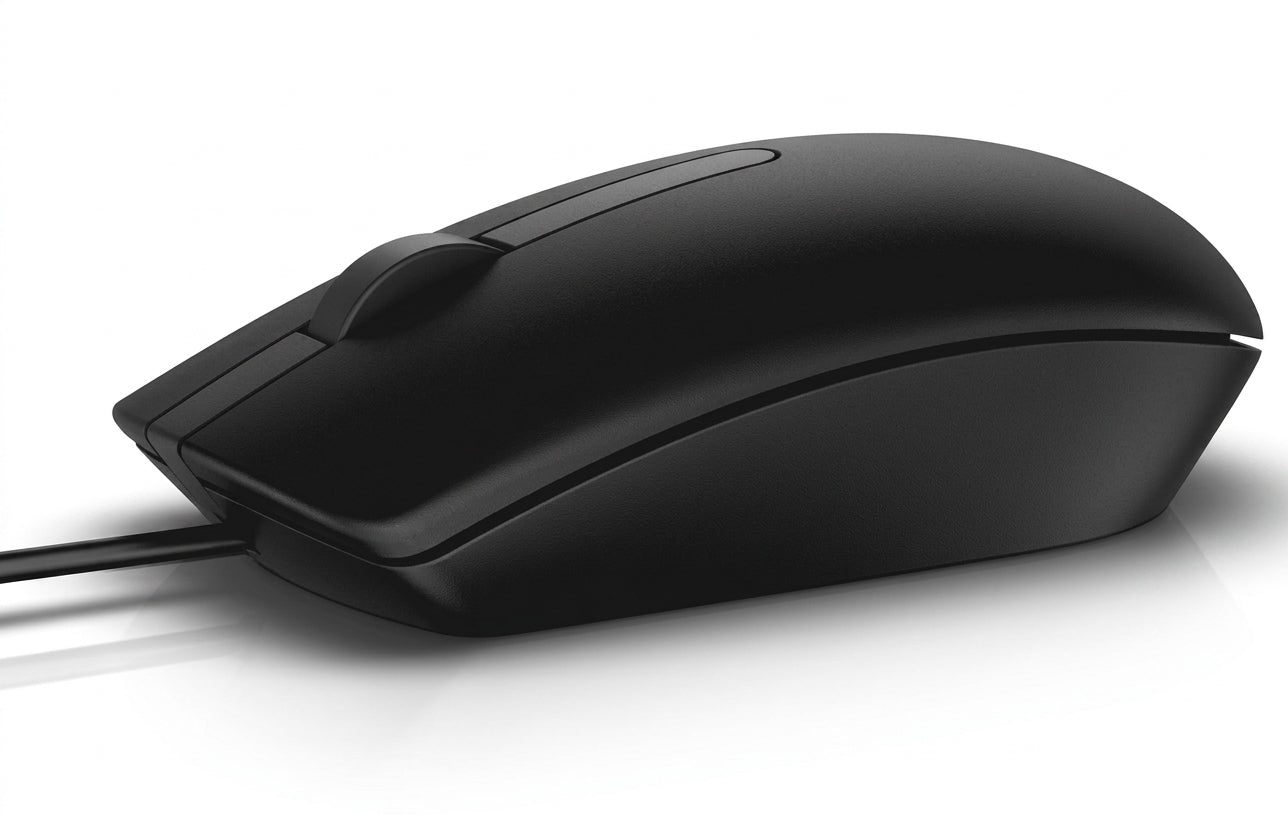 Mouse DELL MS116 Óptico, USB, Negro