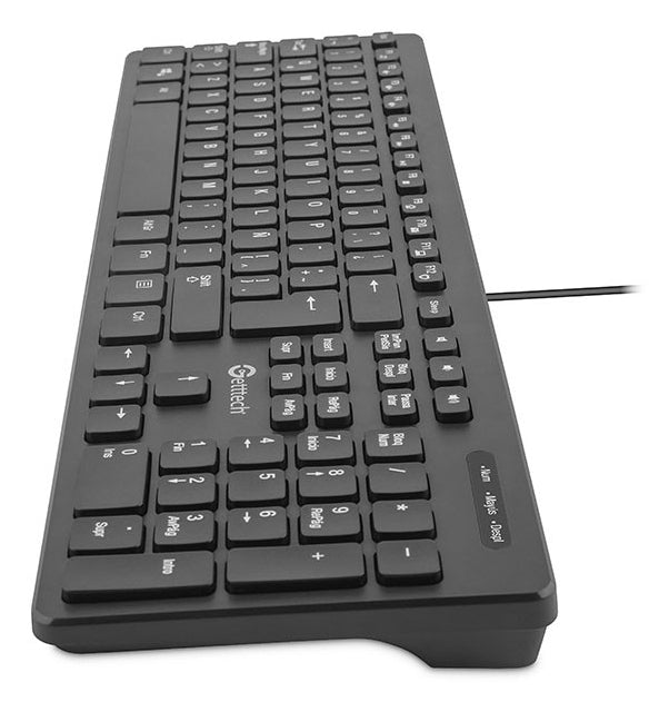 Teclado GETTTECH GGK-ESMWR-01, Negro