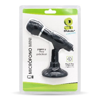 Micrófono BROBOTIX 136483, Negro