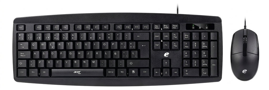 Kit Teclado y Mouse ACER EAK030, Negro