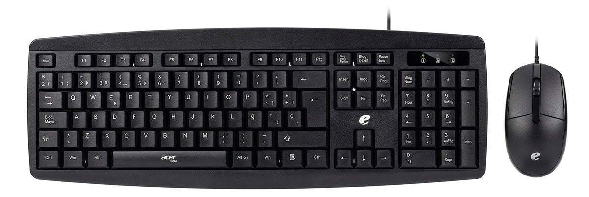 Kit Teclado y Mouse ACER EAK030, Negro