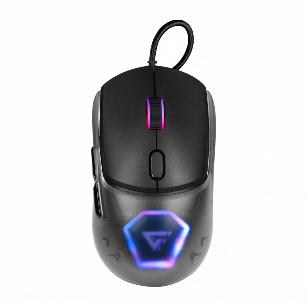 Mouse Gamer GAME FACTOR MOG530-BK, USB, Negro
