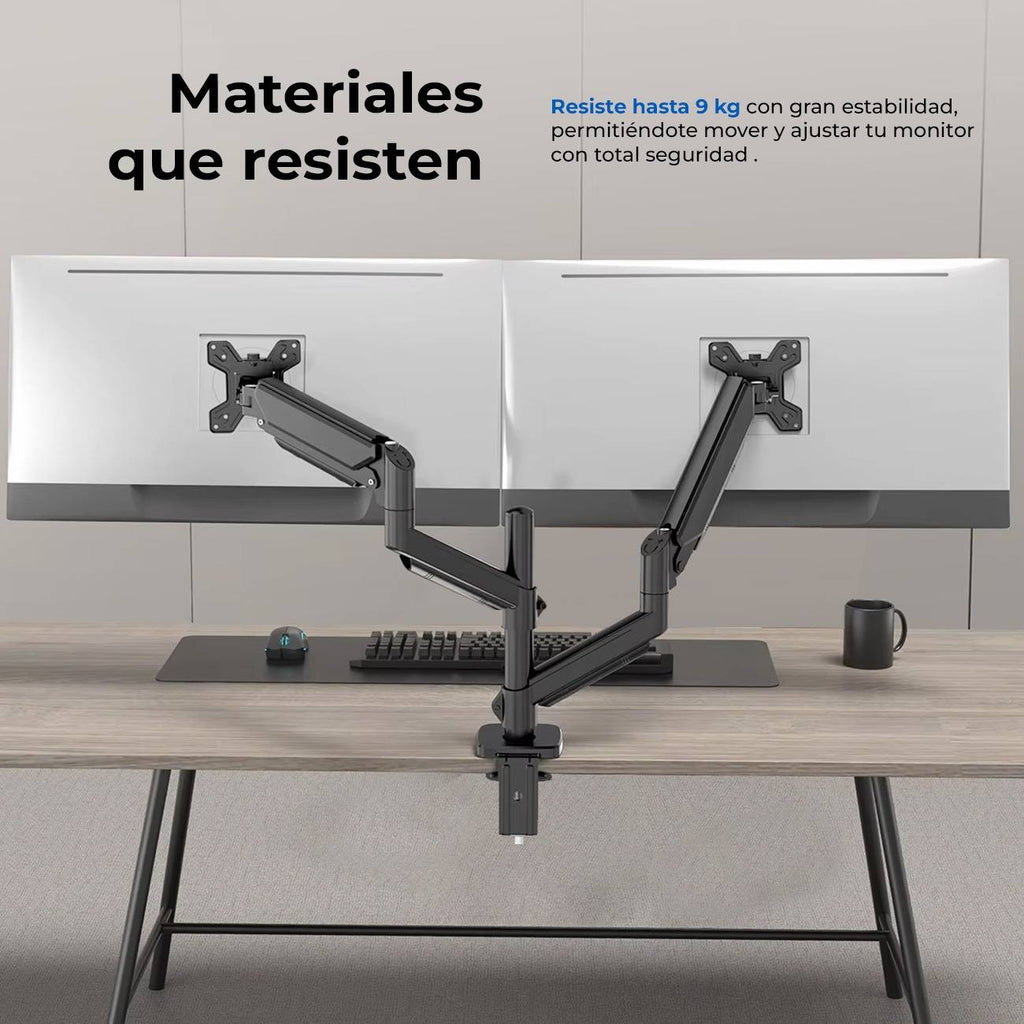 Soporte para Monitor ACTECK ENFORCE MOTION SM728 32", Negro