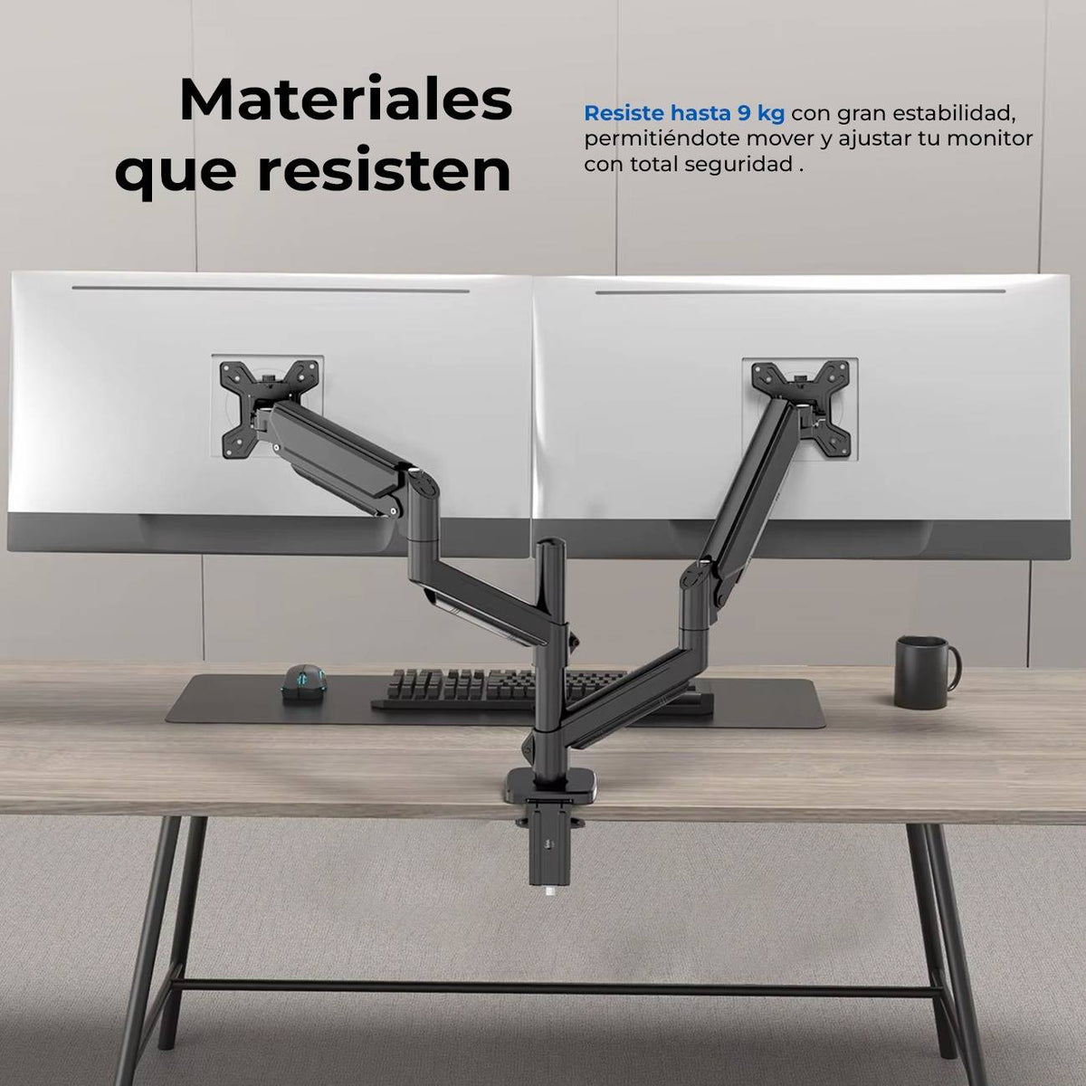 Soporte para Monitor ACTECK ENFORCE MOTION SM728 32", Negro