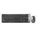 Kit Teclado y Mouse BROBOTIX 6000625, Negro/Gris