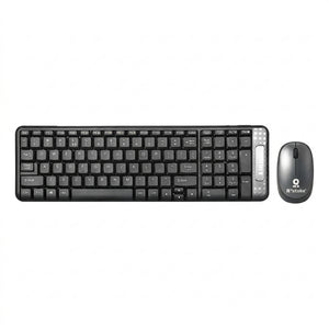Kit Teclado y Mouse BROBOTIX 6000625, Negro/Gris