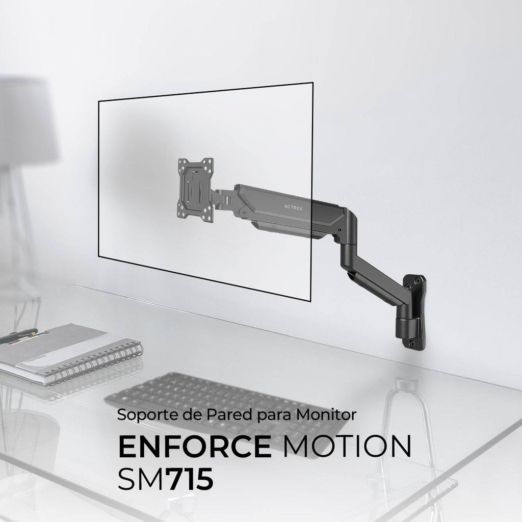 Soporte para Monitor ACTECK ENFORCE MOTION SM715 32", Negro