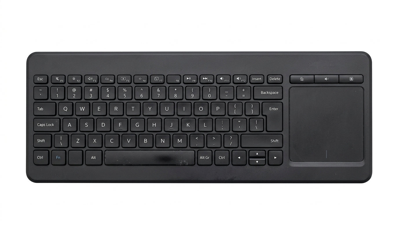 Teclado LOGITECH K400 PLUS, 187 x 144, Negro