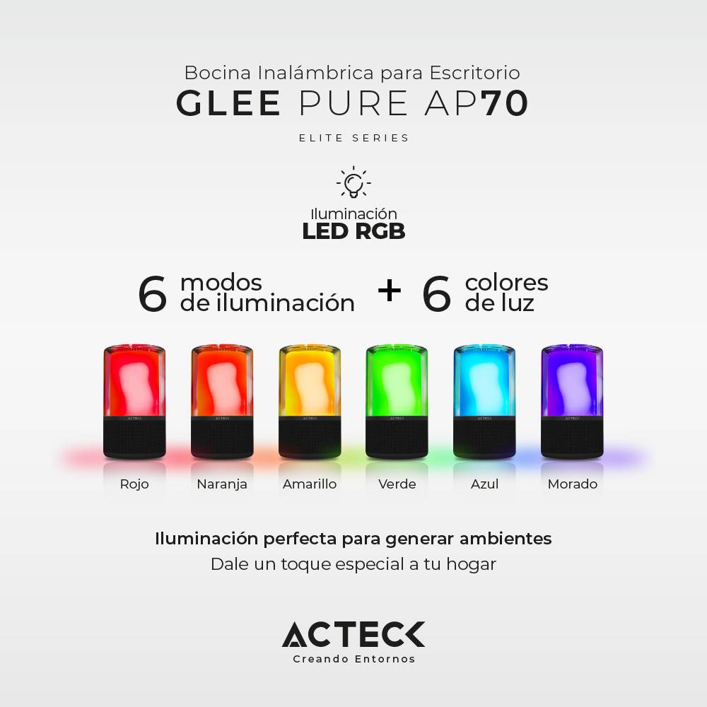 Bocinas ACTECK AP70, Negro