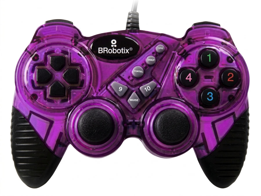 Control BROBOTIX 751899M, Alámbrico, Morado