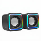 Bocinas GETTTECH GUS-ESRWR-01 LED, Negro