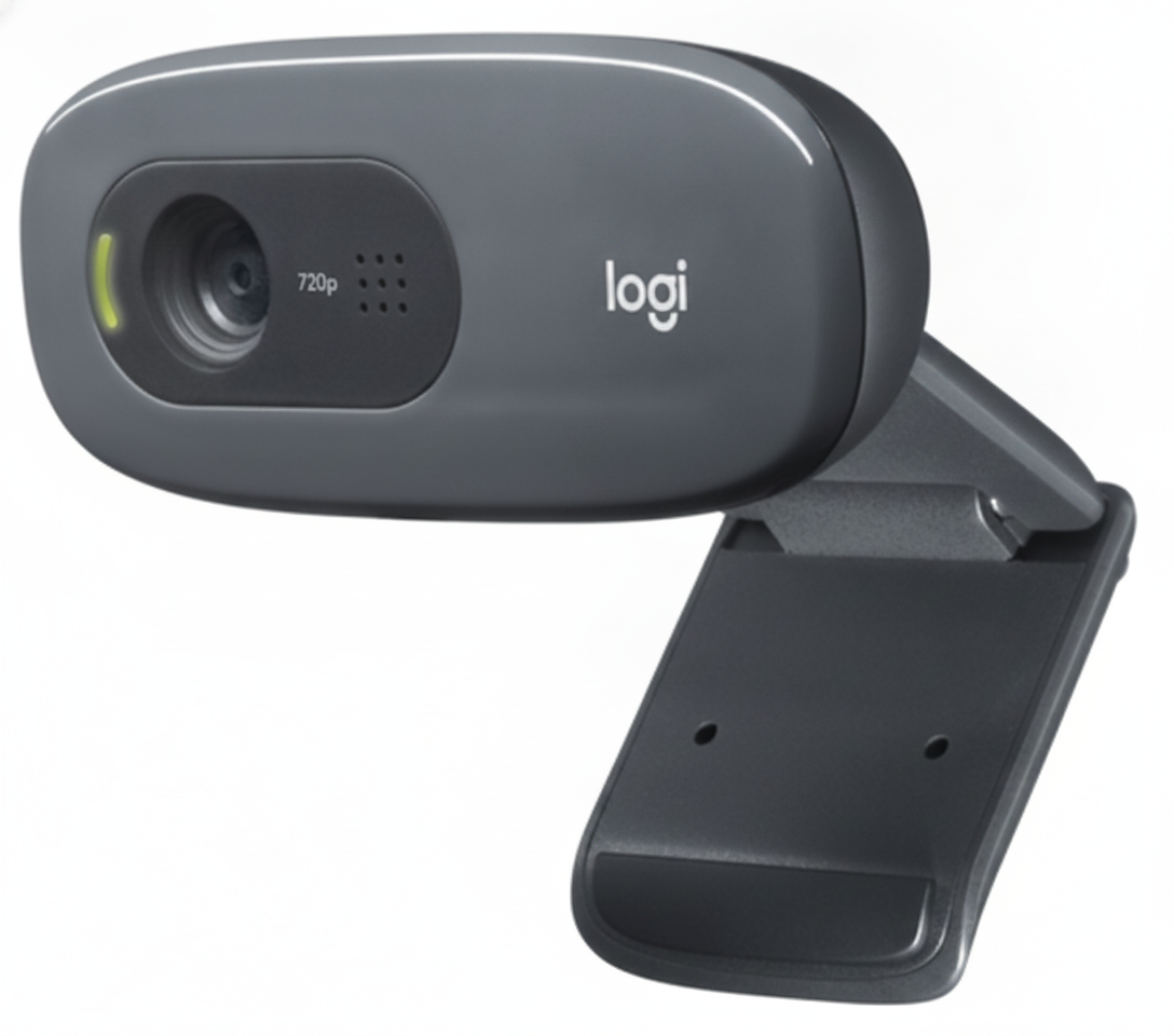 Webcam LOGITECH C270 LCD, 1280 x 720, USB-C, Negro