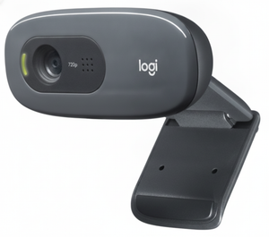 Webcam LOGITECH C270 LCD, 1280 x 720, USB-C, Negro
