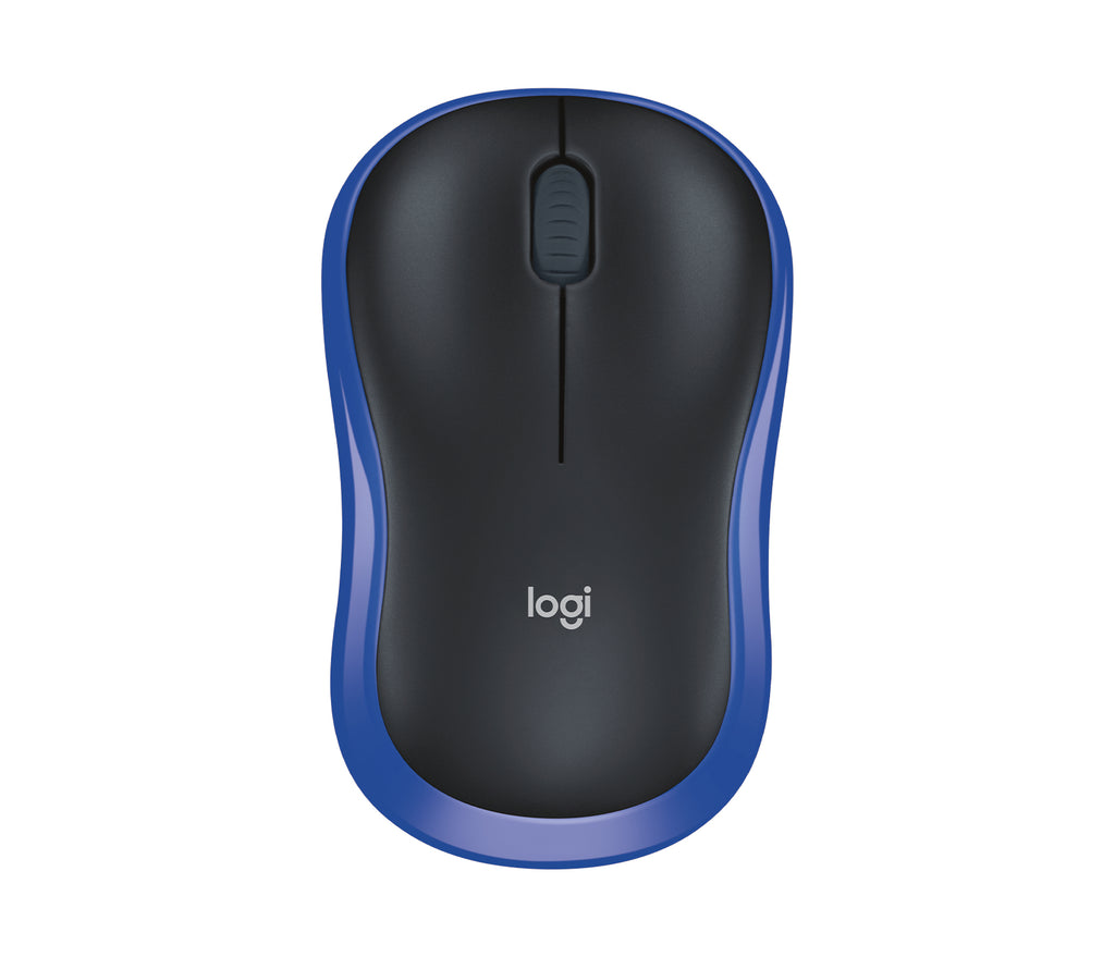 Mouse LOGITECH M185 Óptico, RF Wireless+USB, Negro