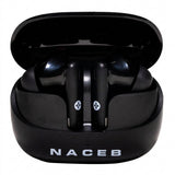 Headset NACEB NA-0322 In-Ears, Bluetooth 5.3, USB Tipo C, Control Tactil, ANS+ENC