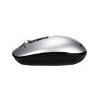 Mouse Naceb Technology NA-0131G, Inalambrico, Plata