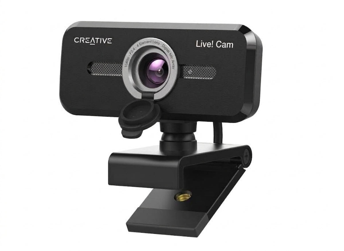 Webcam CREATIVE LABS VF0880 V2, 1920 x 1080 Full HD, USB, Negro