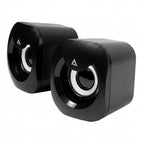 Bocinas ACTECK AS215, 3.5 mm, Negro