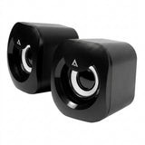 Bocinas ACTECK AS215, 3.5 mm, Negro