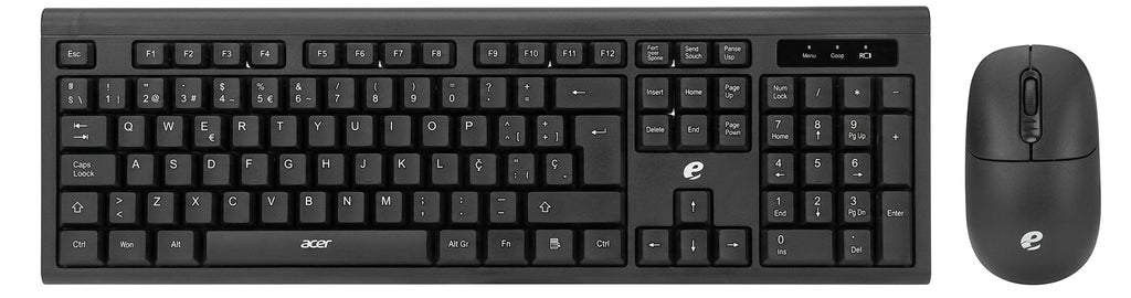 Kit Teclado y Mouse ACER EKW111, Negro