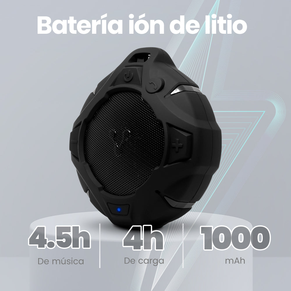 Bocinas VORAGO BSP-400, Bluetooth, Negro