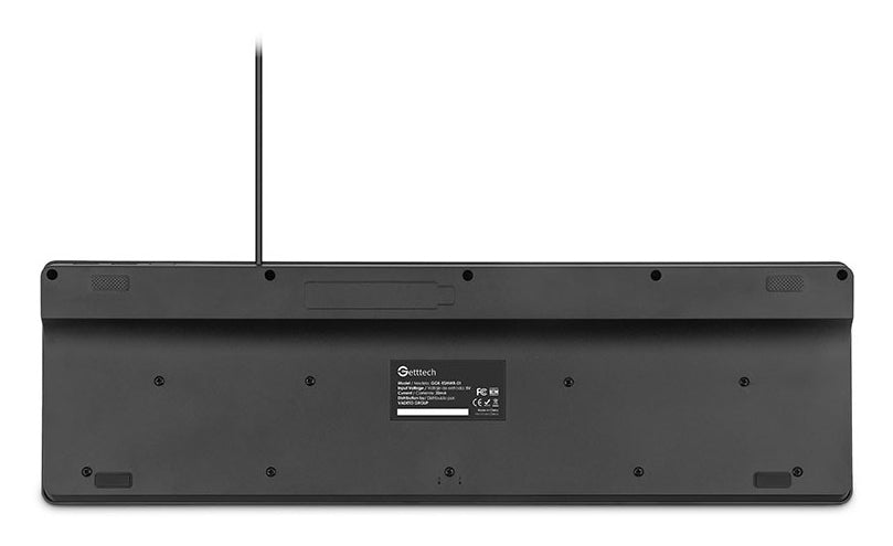 Teclado GETTTECH GGK-ESMWR-01, Negro